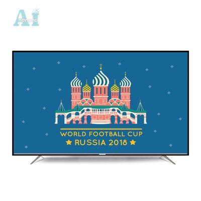 China Classroom Monitor Market DVB/T/C/T2/S/S2 Euro 75 Inch LCD Tempered Glass 4k Uhd HDR Led Smart Voice Control TV for sale