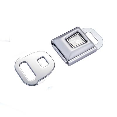 China Hardware Accessories Silver Metal Seat Belt Buckle for sale