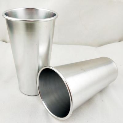 China 2019 22oz Disposable Anodizing Aluminum Cup For Drinking for sale