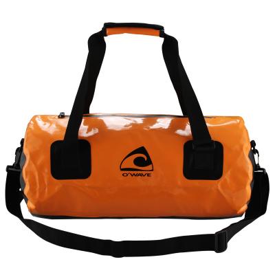 China Fashion color weight water sports proof large capacity duffel bag custom made travel foldable hot light orange fitness wholesale for sale