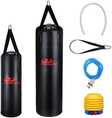 China Durable Heavy Custom Aqua Water Soft PVC Safe Filled Kick Strong Workout For Boxers Fitness Training Equipment Punch Punching Bag for sale