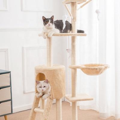 China Stocked Cat Bed with a remote viewing platform treehouse for the cat for sale