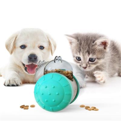 China Durable Tumbler Feeder Leaky Ball Cat and Dog Toy Ball Multifunctional Pet Toy Amusement Feeder for sale