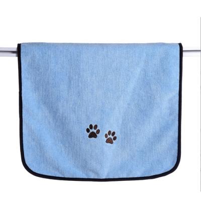 China Pet Viable Bathrobe Cat and Dog Bath Towel Microfiber Quick Drying Absorbent Towel for sale