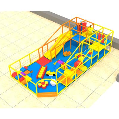 China Environmental Protection. Custom Logo Mini Plastic Indoor Playground Kid Baby Slide Set With Balls For Daycare Center for sale