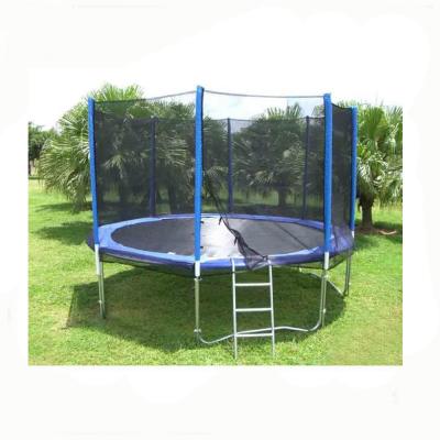 China With Good Quality Protective Net Gymnastic Outdoor Trampoline With Safety Fencing for sale