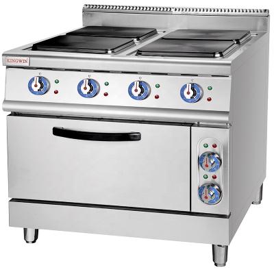 China Electric Commercial Convection Cooking Range With Square Hot Plate for sale