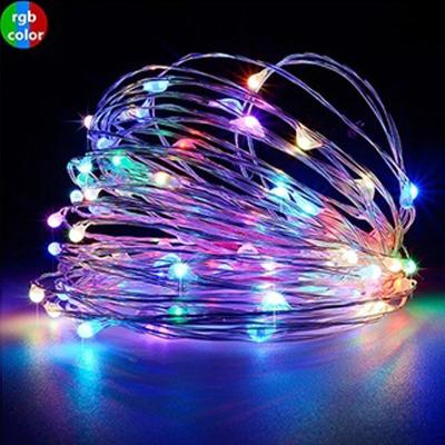 China USB Fire Tree Light Copper Led Light Outdoor Decoration LED Garland Tree String Night Party Christmas Ornament Timbo Light Romantic Battery Box for sale