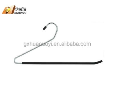 China PVC-metal flat hanger for trousers/Z shape hanger /simple hanger/hanger for panties/hanger for towel/hanger for clothes for sale