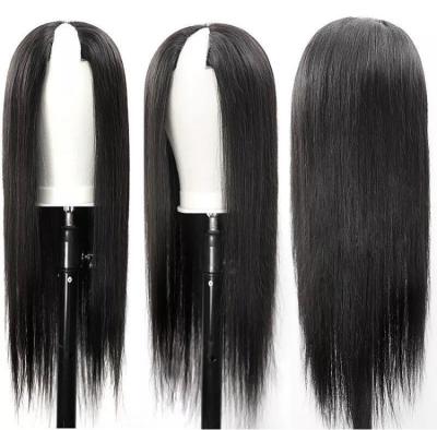 China Wholesale Body Wave Glueless None of the Missing New U V Part Raw Virgin Hair Burmese Wig,Mix With Your Own Hairline for sale