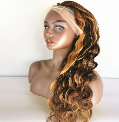 China Body Wave HD Lace Up Transparent Lace Front Human Hair Wigs Brazilian Body Wave Hair Wigs For Black Women for sale