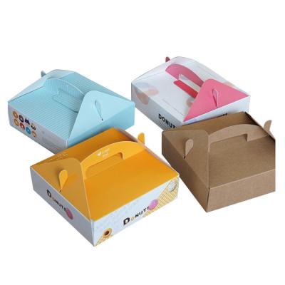 China Personalized Elegant And Graceful Paper Donut Packaging Box Customized for sale