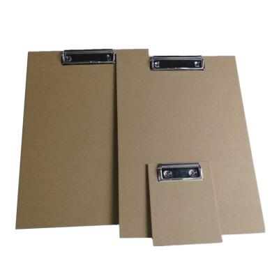 China Cardboard Size A4 Clip Board Paper Clipboard for sale