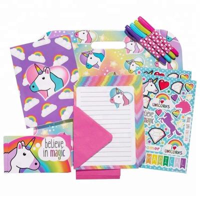 China Beautiful Recyclable Design Fashion Design Stationery Set for sale