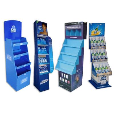 China Supermarket Cardboard Single Sided Hook Display for sale