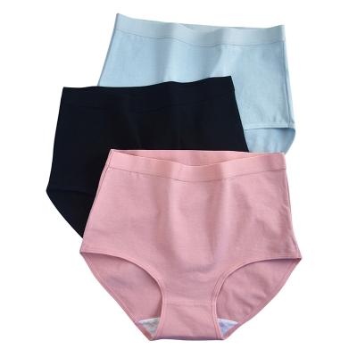 China Antibacterial Women's High-waist Panties Plus Size Belly Women Panties Lingeries Ladies Cotton Underwear Women Panties Breathable Briefs for sale