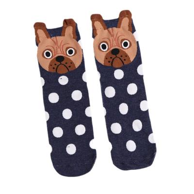 China Cotton 10 Pairs Autumn Winter Warm Socks Polka Dot / Lot For Female Socks Animal Print Knit Socks For Women for sale