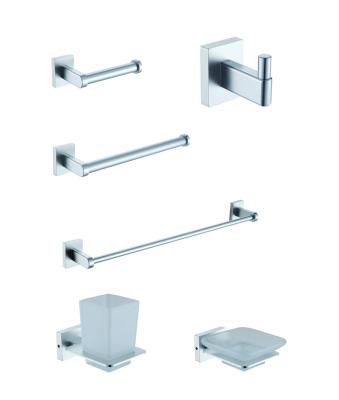 China Modern Bathroom Hardware Accessory Set 6pcs Bathroom Hardware Accessories Set Wall Mounted Bathroom Accessories Sets for sale