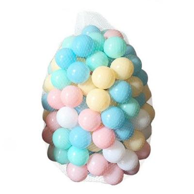 China Eco-friendly Colorful Soft Sports 5.5/7/8cm Kids Balls Baby Funny Toys Swim Pit Water Pool Plastic Ocean Ball for sale