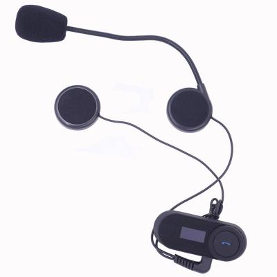 China Wireless Headband Motorcycle Helmet Intercom Headset 800m With LCD Screen, FM Radio for sale