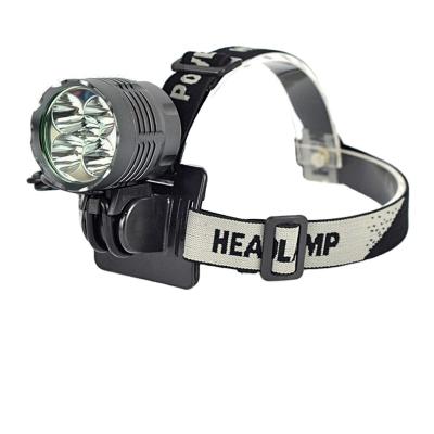 China 5*XM-L T6 LED Camping Lamp T6 Tactical Camping Riding Fishing Waterproof Self Defense Highlight Led Headlight for sale