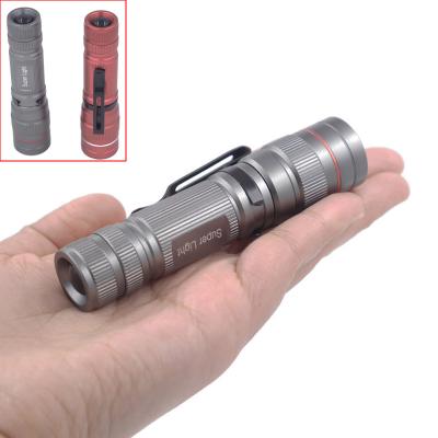 China AA/14500 rechargeable waterproof camping Q5 battery cable flashlight Mini Gift Torch promotion for sale