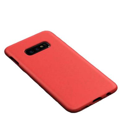 China Eco Friendly Recyclable Anti-fall Soft Wheat Straw Biodegradable Phone Case for sale