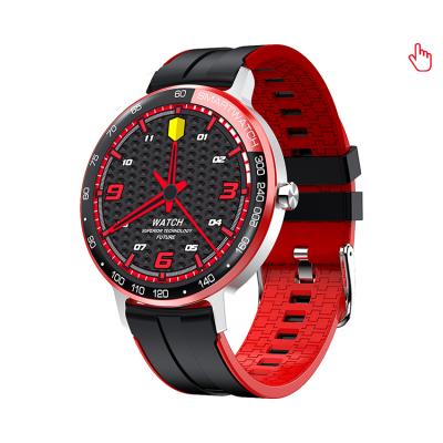 China Luxury Touch Screen Fashion Design 1.3 Inch Touch Big Round Smart Watch 360X360 Hd Display Round Design Ip68 Waterproof Watches With Play for sale