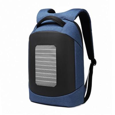 China With Chinese Manufacturer USB Business Computer Anti-theft Solar Bag Backpack Charging Waterproof Bag and Solar Panel for sale