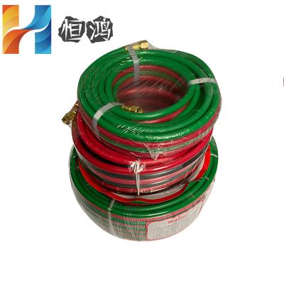 China Rubber GRADE T TWIN WELD HOSE WITH BB FITTINGS for sale