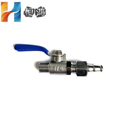 China High Quality Hydraulic Engineering Hardware Brass Male Threaded Air Ball Valve Connection for sale