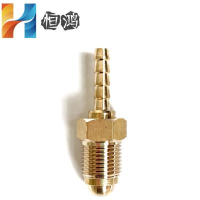 China Corrosion Resistant Brass Hydraulic Hose Nipple Fitting Ferrule Hose Connection for sale