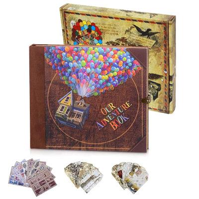 China decor etc. Gift Home Vlovelife 146 Pages Wrapping Paper Vintage Balloon Photo Album Our Adventure Book Album for sale