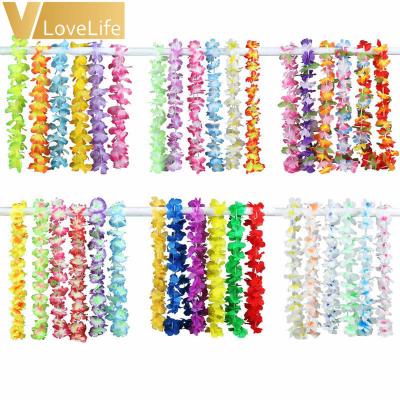 China Simulation Vlovelife Exquisite 1pcs Hawaii Multicolor Garland Tropical Party Decorations Supplies for Holiday Wedding Beach Birthday Garland for sale