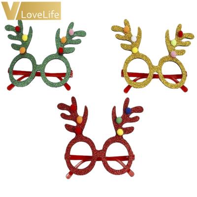 China Fishion Vlovelife Christmas Tree Sunglasses Creative Glasses Funny Eyewear for Xmas Holiday Favors and Parties for sale