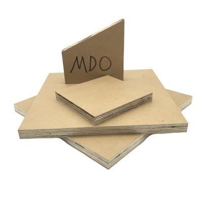 China Samples MDO 4mm-25mm Laminated Modern Medium Density Overlay Plywood For Use for sale