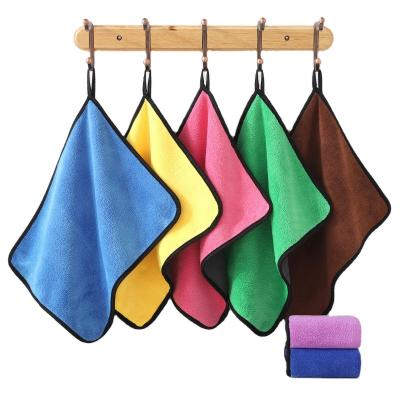 China OEM ODM Car Cleaning Towel Microfiber Car Cleaning Towel Wash Station Compressed Weft Knitted Towel For Sale for sale