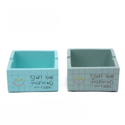 China New Resin Pet Food Bowl Business Gifts Home Furnishings Cute Cartoon Resin Opens Resin Ashtray for sale