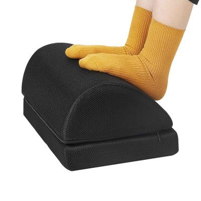 China Ergonomic Foot Stool Cushion Adjustable Massage Foam Footrest for Back and Leg Pain Relief Tear Footrest for Under Desk at Work for sale