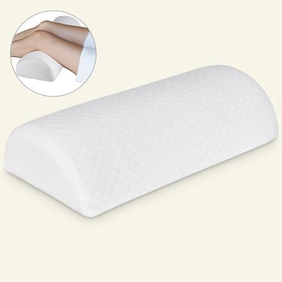 China Anti-Static With Cotton White Machine Washable Cover Roll Semi For Ankle And Foot Comfort Half Moon Bolster Pillow For Legs, Back And Head for sale