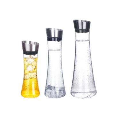 China New Products Borosilicate Glass Custom Sustainable Hot Water Drinking Bottle Eco - Friendly for sale