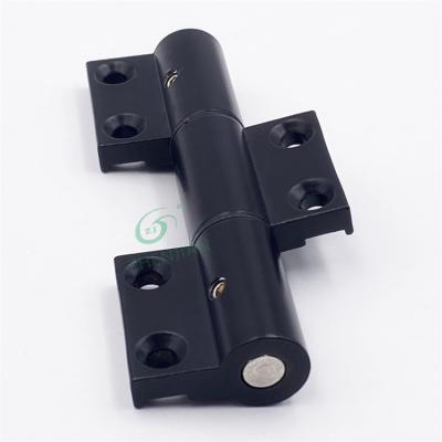 China Durable Furniture Accessories Folding Door Lock Series Black Aluminum Door And Window Hinges for sale