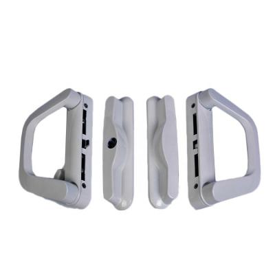 China Splendid Zhen Jian Zinc Alloy Sliding Door Patio Door Lock Double Door Pulling Handle With Keys for sale