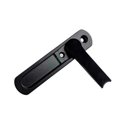 China Durable Factory Wholesale Door Handle Polished Black Aluminum Window Privacy Lock Furniture Hardware Accessory for sale