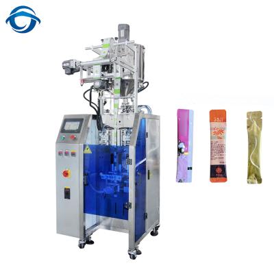 China Fish Food 5Ml 20Ml Liquid Collagen Peptide Filling Packing Machine For Bottle Shape Bags for sale