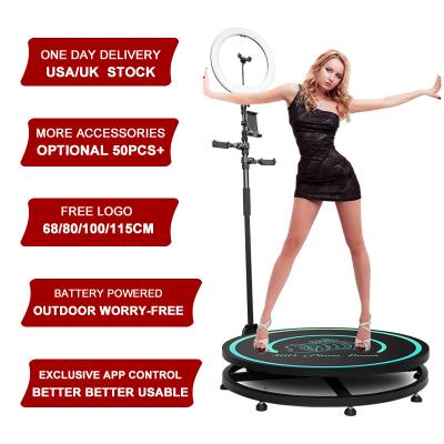 Κίνα All Indoor Public Place Phone Multifunctional Video Camera Custom Props With Ring Light Led For Manual 360 Photo Booth Platform προς πώληση