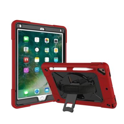 China 2022 New iPad Tablet Case For iPad Mini 4/5 Case With 360 Rotation Hand Strap Child Proof Silicone Case For iPad Mini 4/5 Cover for sale