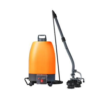 China Home User Cordless Fast Battery Charged Self Service Equipment Wall Clean Glass Portable Solar Cleaning Machine for sale