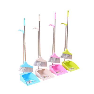 China Daily Cleaning Color Gray Color Brooms Dustpans Chocolate Navy Promotion for sale