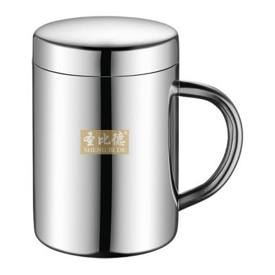 China 304 Stainless Steel Cup Household Water Cup Sustainable Over-Layer Insulated Coffee Mugs for sale